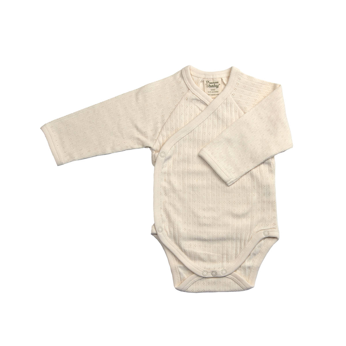 Nature Baby Kimono Bodysuit Pointelle