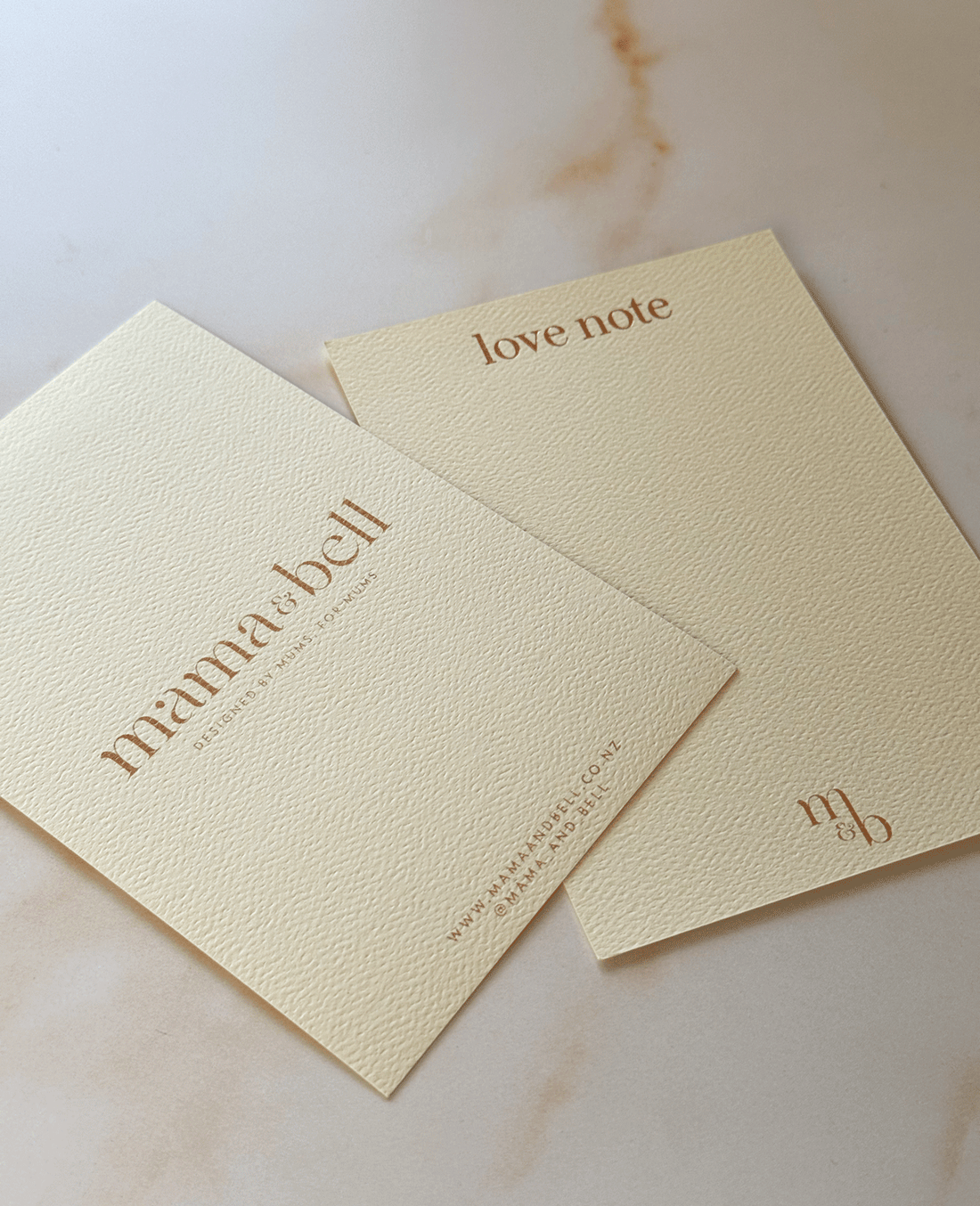 Mama & Bell Love Note Handwritten Card